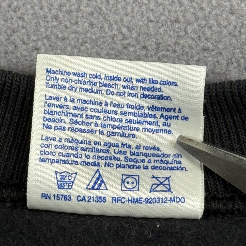 Vintage Hanes Philadelphia Eagles 50/50 Cotton Poly Crewneck Sweatshirt Large - Picture 10 of 10
